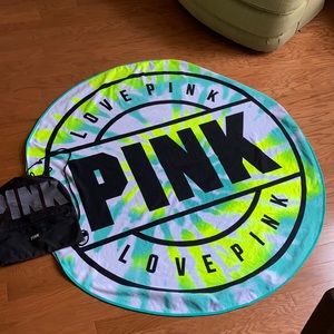 VS PINK Beach towel and drawstring bag!
